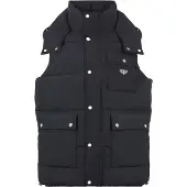 Philipp Plein Nylon Puffer Vest Gothic Plein