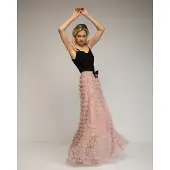 Tantra Lange rok met tule ruches