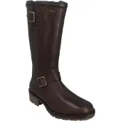 Hunter Skye Lange Leren Dameschoenen Bruin