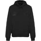 Diesel Monotone Logo Zwarte Kaviaar Hoodie