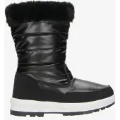 Snowfun gevoerde dames snowboots met imitatiebont zwart maat 37