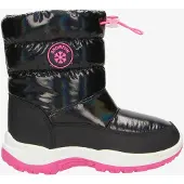 Snowfun gevoerde kinder snowboots zwart roze maat 30