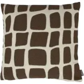 Mars & More Doby chenille jaquard kussen taupe 45x45cm