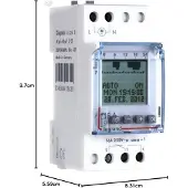 Legrand 412654 DIN-rail schakelklok Digitaal 230 V 4000 W