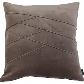 Mars & More Uneven Pintuck kussen taupe 45x45cm