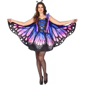 Amscan Mystical Vlinder Dames Met Vleugels - Maat S