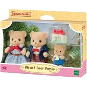 Sylvanian Families 5851 Familie Biscuit beer- extra fluffy zacht