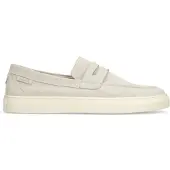 Manfield Beige suède loafers | Maat 46