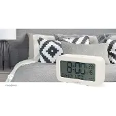 Nedis Digitale Tafelklok | LCD | Achtergrondverlichting | Snoozefunctie | Datumweergave | Timer | Hout