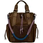 Desigual Rugzak donkerbruin / pruim