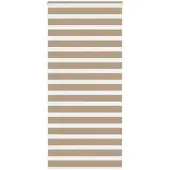 vidaXL Zebra Blind 110x230 cm stofbreedte 105,9 cm polyester zandbruin