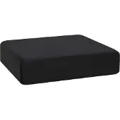 vidaXL Zitkussen 40 x 40 x 11 cm PU Schuim Zwart