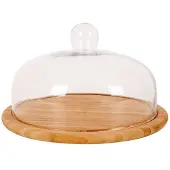 Point-Virgule - Taartplateau - Met glazen stolp - 30cm