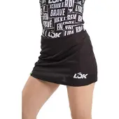 Lok Sticker Storm Skirt Zwart L Vrouw