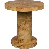 Dutchbone Quinn Bijzettafel Rond 46 cm Naturel 80935