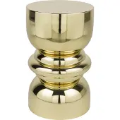 Housecraft living Kinga Bijzettafel Rond 29.50 cm Goud
