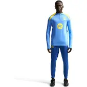 Nike FC Barcelona Strike Trainingspak 1/4-Zip 2025-2026 Lichtblauw Donkerblauw Felgeel