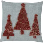 Mars & More Spartree kussen beige rood 45x45cm