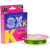 Asari K-8 Pe 8x 150 M Gevlochten Vislijn Transparant 0.140 mm