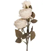 Clayre & Eef Kunstbloem - Zijden 70 cm Wit Kunststof Kunstbloemen