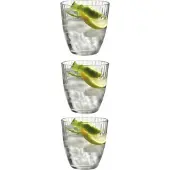 Pasabahce Linea -Water/Drink Glazen – 280 cc- Set van 3