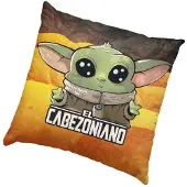 Star Wars : The Mandalorian - The Child Cabezones Vierkant Kussen