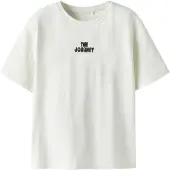 Name it KIDS T-shirt met backprint wit Jongens Katoen Ronde hals Backprint - maat 158/164