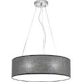 Orion Hanglamp Ufo, dimbaar, alu / grijs / zink, Woon-/ Eetkamer, Textiel / Stof / Zijde, Modern, Hanglamp