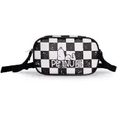 Difuzed Peanuts - Checkerboard Logo Crossbody tas - Zwart/Wit