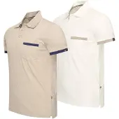 Cappuccino Italia Polo SS Todi 2-Pack Polo Multi