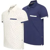 Cappuccino Italia Polo SS Todi 2-Pack Polo Multi