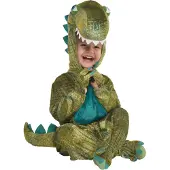 Amscan kostuum Baby Roar groen junior 6 12 maanden