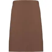 Premier Dames/Dames Mid-Length Apron (Pakket van 2) (Mokka)