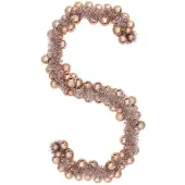 vidaXL Kerstbal Guirlande Rose Gold 186 cm Polystyreen