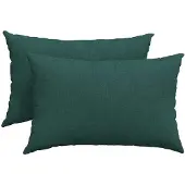 vidaXL Zitkussens 2 st Stof Donkergroen 60 x 40 cm