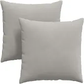 vidaXL Zitkussens 2 pcs Lichtgrijs 60 x 60 cm Stof