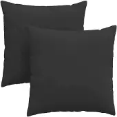 vidaXL Zitkussens 2 pcs Zwart 60 x 60 cm Stof