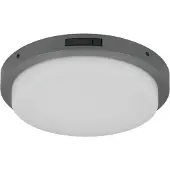 TRIO Plafondlamp Bermejo rond antraciet
