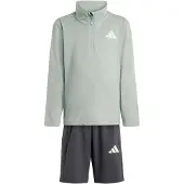 Adidas Trainingspak 'Goto' antraciet / lichtgrijs / wit