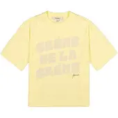 Garcia Shirt geel / donkerlila / zwart