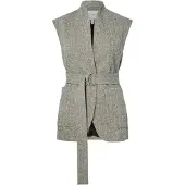 Y.A.S Bodywarmer 'YAStabby' zwart / wit