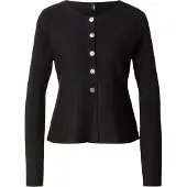 ONLY Gebreid vest zwart