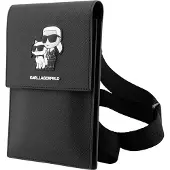 Karl Lagerfeld Saffiano Metal Logo Nft-telefoontasje
