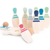 BS Toys Bowling Kegelspel - Actiespel - Kinder Speelgoed 3 Jaar - 2 tot 4 Spelers - 10 Kegels - Cadeau kind