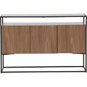 Ebuy24 Kingsport dressoir 3 deuren walnootdecor.