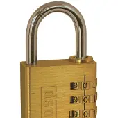 Kasp K11040 Hangslot Goud-geel Cijferslot