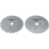 Bosch Powertools PRO Wood Cirkelzaagbladen | 165 mm | Cordless | 2 stuks - 2608644735