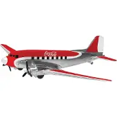 Hornby Coca-Cola Kerstdorpminiatuur Vliegtuig 7,7 X 22 X 22 Cm