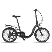 Altec comfort 20 inch vouwfiets 6s mat zwart