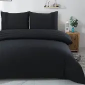 Dreamhouse Dekbedovertrek Bali Black Katoen-200 x 200 / 220 cm | 2-Persoons